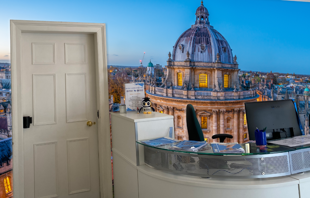 Oxford reception area